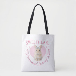 Süßes Rosa Kaninchen Tasche
