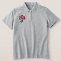 Süßes Rose-Pflaster besticktes Shirt