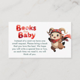 Süßes Schaf Winter Bücher für Baby Karte