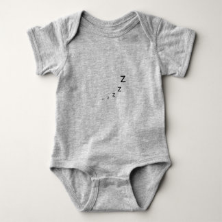 Süßes Schlafendes Z Baby Bodysuit - Lustige Schlaf Strampler