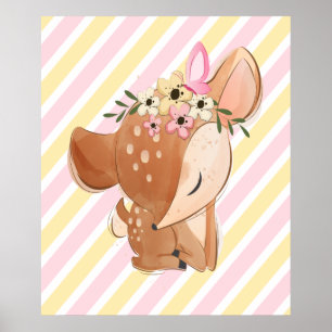 Süßes Schlafmittel Kinderzimmer Poster