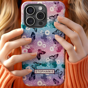 Süßes Schmetterlings-Gänseblümchen-Mädchen-Muster  Case-Mate iPhone Hülle