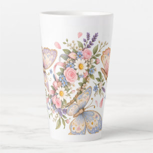 Süßes Schmetterlingsgarten-Design für Magisches Milchtasse