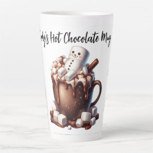 Süßes Schneemann-Kakao-Design Milchtasse