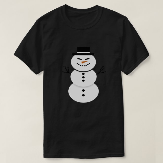 Süßes Schneemann-T-Shirt  T-Shirt (Design vorne)