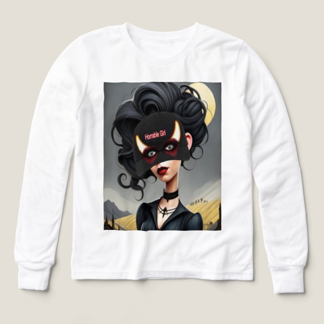 Süßes schreckliches Mädchen  (Design Vorderseite)