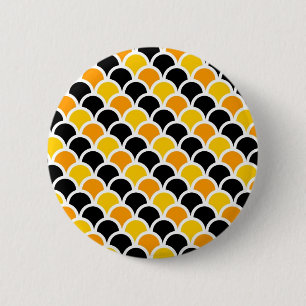 Süßes schwarzes orangefarbenes marokkanisches Must Button
