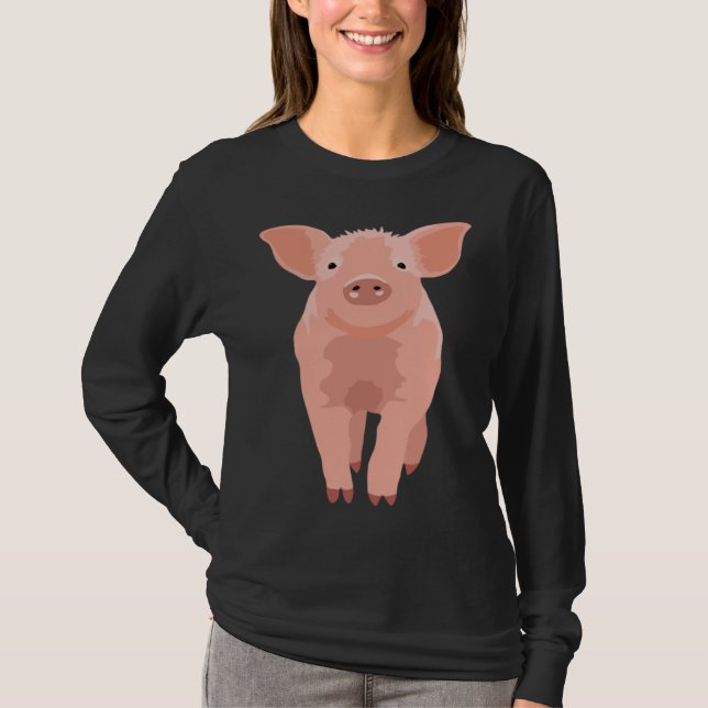 süßes Schwein T-Shirt (Vorderseite)