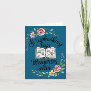 Süßes Scrapbooking Karte