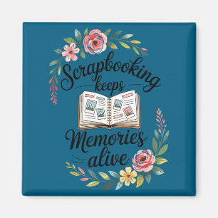 Süßes Scrapbooking Magnet