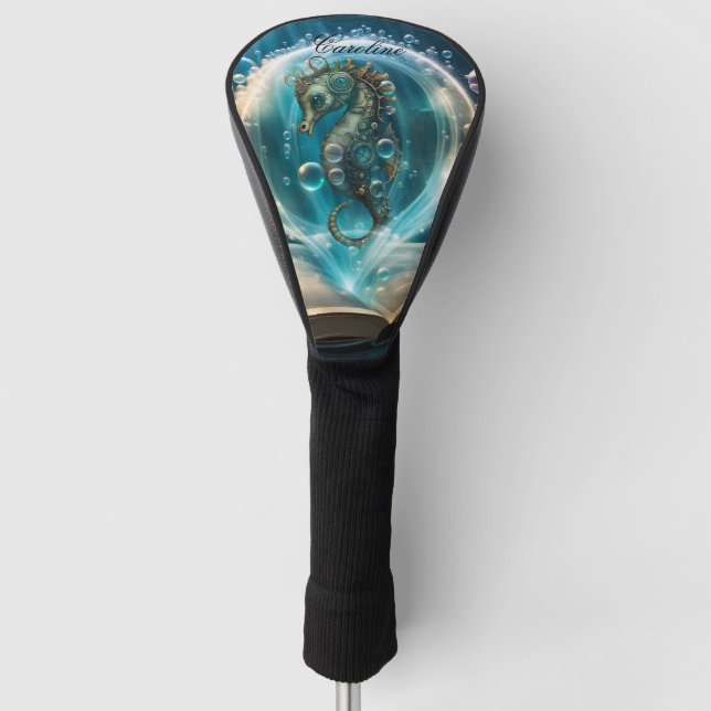 Süßes Seepferdchen  Golf Headcover (Vorderseite)