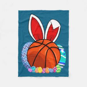 Süßes Shirt Basketball Osterei Hase Fleecedecke