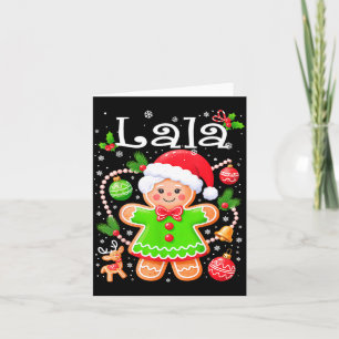 Süßes Shirt Lala Lebkuchen Familie Passende Weihna Karte