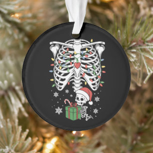 Süßes Skelett-Baby Weihnachten Schwangerschafts-Ma Ornament