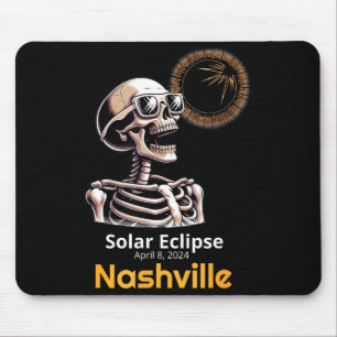 Süßes Skelett Sonnenfinsternis Nashville Indiana Mousepad