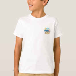 Süßes Sommerstrandkatzen-Personalisiertes Hardcove T-Shirt