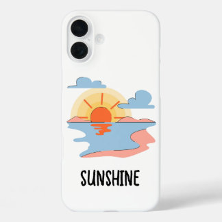 süßes Sonnenschein-Handyhülle iPhone 16 Plus Hülle