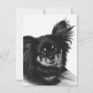 Süßes Soul - Handgemalte Chihuahua-Kunstwerke Postkarte