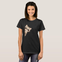 Süßes Spionierendes-Waschbär-Grafik-Shirt