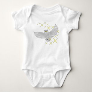 Süßes Sternen-Eulen-T-Shirt Baby Strampler