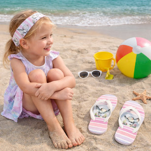 Süßes Stingray-Unterwasser-Stranddesign für Kinder Kinderbadesandalen