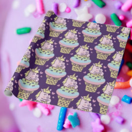 Süßes Stolz Einhorn Geschenkpapier