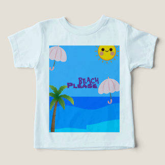 Süßes Strand-T-Shirt für Kleinkinder – Sonniger So