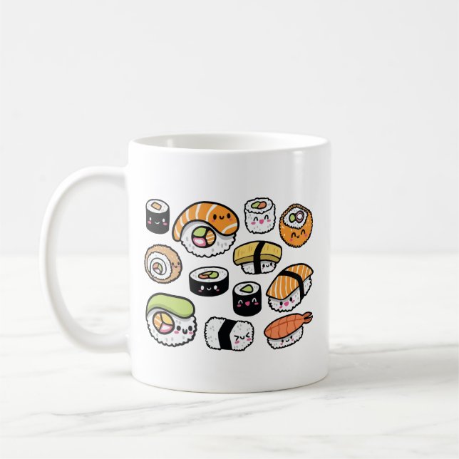 Süßes Sushi  Kaffeetasse (Links)