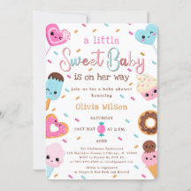 Süßes Süßes Land Sprinkles Donut Babydusche