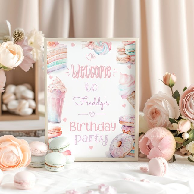 Süßes Süßigkeiten zum Geburtstag Poster (Von Creator hochgeladen)