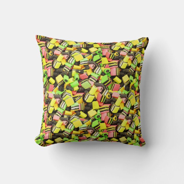 Süßes Süßigkeits-Kissen LakritzeAllsorts Kissen (Vorderseite)