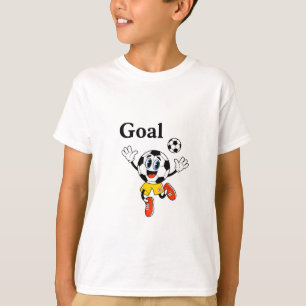 Süßes T-Shirt mit Fußballtor für Kinder