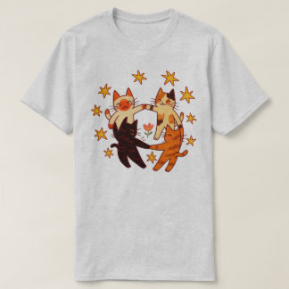 Süßes Tanzkatzen-T-Shirt – Lustiges Katzenliebhabe T-Shirt