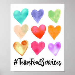 Süßes Team Food Services Wertschätzungswoche Ck Zu Poster