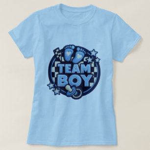 Süßes Team-Junge-Geschlecht-Enthüllungs-T-Shirt T-Shirt