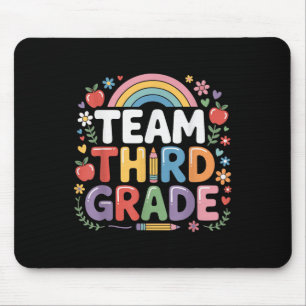 Süßes Team Regenbogen der dritten Klasse für Lehre Mousepad