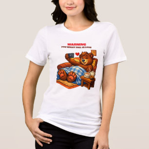 Süßes Teddy-T-Shirt Tri-Blend Shirt