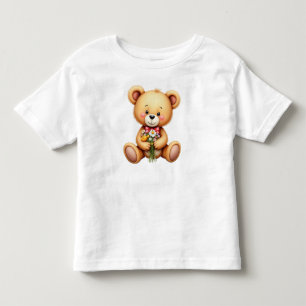 Süßes Teddybär-Kinder-T-Shirt Kleinkind T-shirt