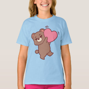 Süßes Teddybär-Liebe-T-Shirt   Reizendes Paar Bär T-Shirt