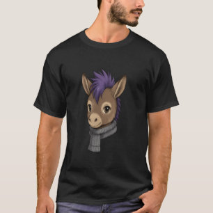 Süßes Tier Esel Liebhaber Lustige Bauernhoftiere M T-Shirt