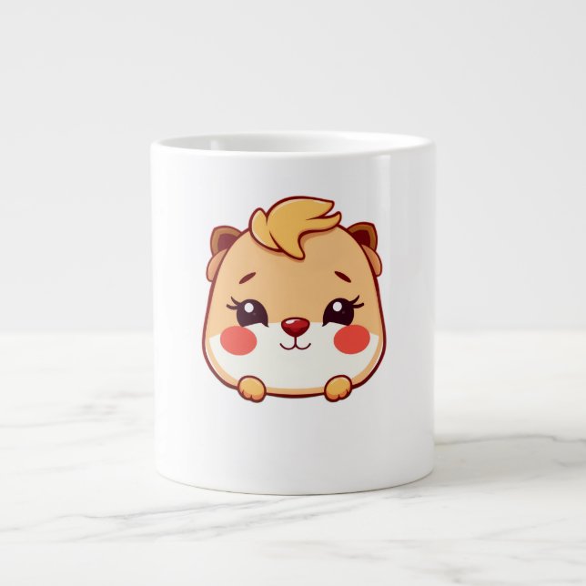 Süßes Tier Jumbo-Tasse (Vorderseite)