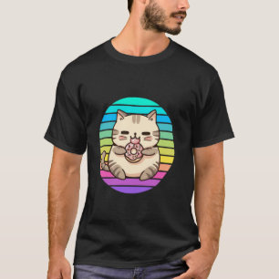 Süßes Tier Katze Kätzchen mit Sonne, Jungen, Mädch T-Shirt