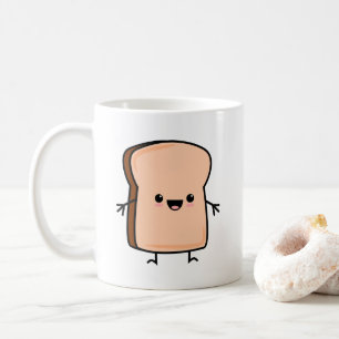 Süßes Toastbrot Kaffeetasse