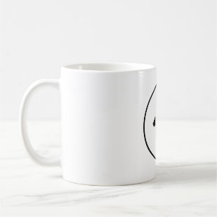 Süßes trauriges Gesicht mit Tränen-Emoji Kaffeetasse