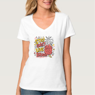 Süßes tropisches Ananas-Grafik-T-Shirt T-Shirt