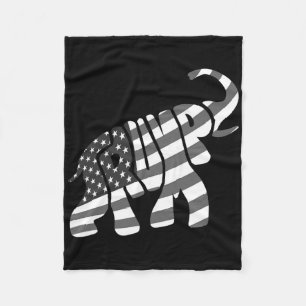 Süßes Trump-Geschenk Stolz Amerikanische Flagge El Fleecedecke