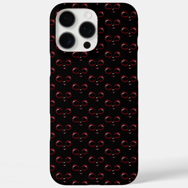 Süßes UFO-Gesicht-Monster  iPhone 16 Pro Max Hülle (Rückseite)