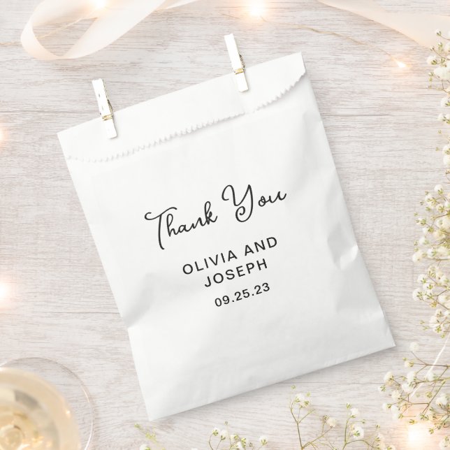 Süßes und Whimsisches | Hochzeit Danke Geschenktütchen (Ausgeschnitten)