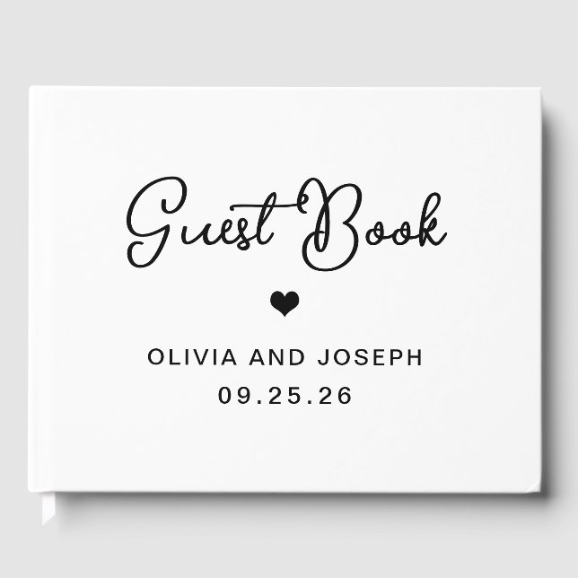 Süßes und Whimsisches | Hochzeit Gästebuch (Vorderseite)