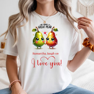 Süßes Valentins-T-Shirt für Frauen mit lustigen Fo T-Shirt